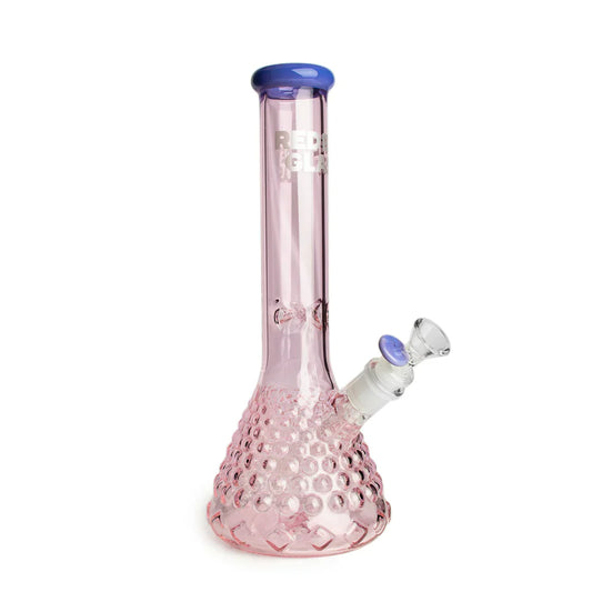 Red Eye Glass® | 12" Hermes Beaker Base Water Pipe – Two-Toned Borosilicate Glass [REG077Pi]