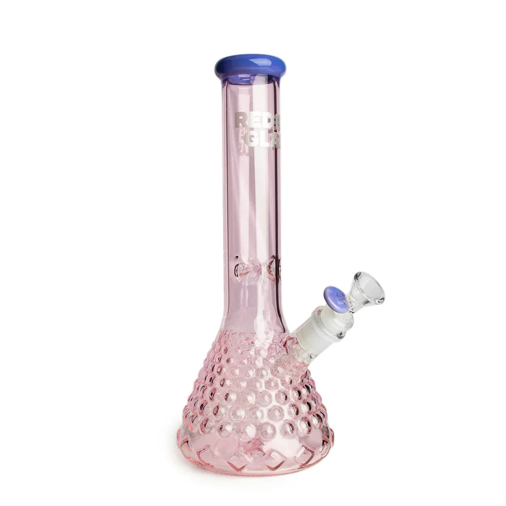Red Eye Glass® | 12" Hermes Beaker Base Water Pipe – Two-Toned Borosilicate Glass [REG077Pi]