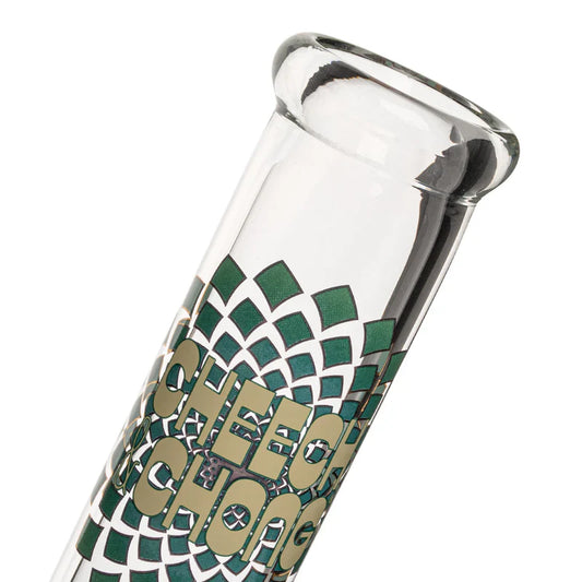 Cheech & Chong® Glass | 10" Fibonacci Beaker Base Water Pipe [CC164]