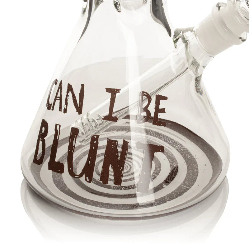 Cheech & Chong® Glass | 15" 7mm Thick Can I Be Blunt Beaker Base Water Pipe [CC165]