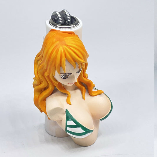 ONE PIECE Nami Character 3D Lighter Case for Mini Clipper lighter