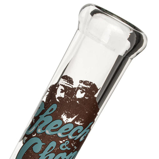 Cheech & Chong® Glass | 15" 7mm Thick Can I Be Blunt Beaker Base Water Pipe [CC165]