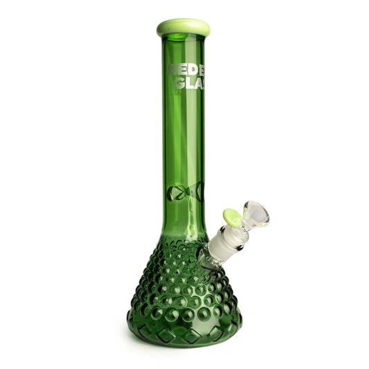 Red Eye Glass® | 15" Hera Beaker Base Water Pipe – Two-Toned Borosilicate Glass [REG078G]
