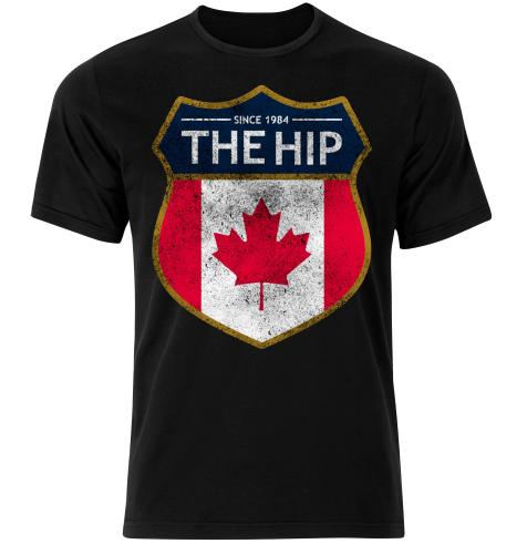 The Tragically Hip | "The Hip-Distress" Men's T-Shirt Black - Officially Licensed