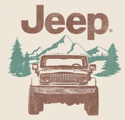 Jeep Mountains T-Shirt – Rugged Comfort Meets Adventure Style