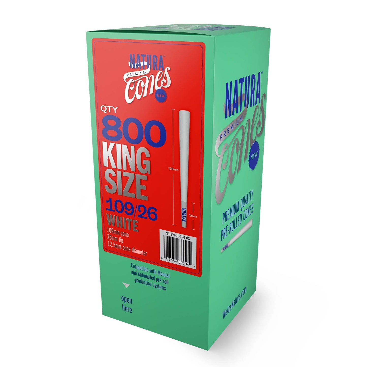 Natura –  King size Pre-Rolled Paper 800ct Tower