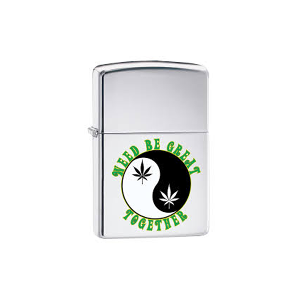 Zippo 250 - 58345 Leaf Weed Ying & Yang