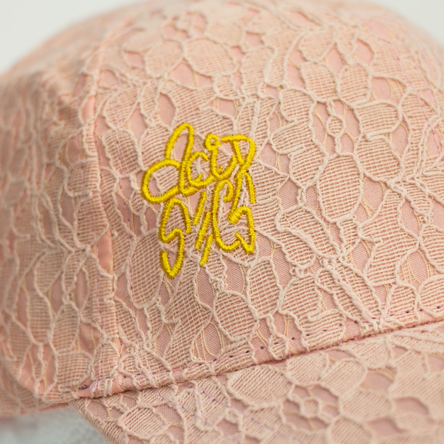 Acid Secs - Lace Covered Embroidered Adjustable Hats_1