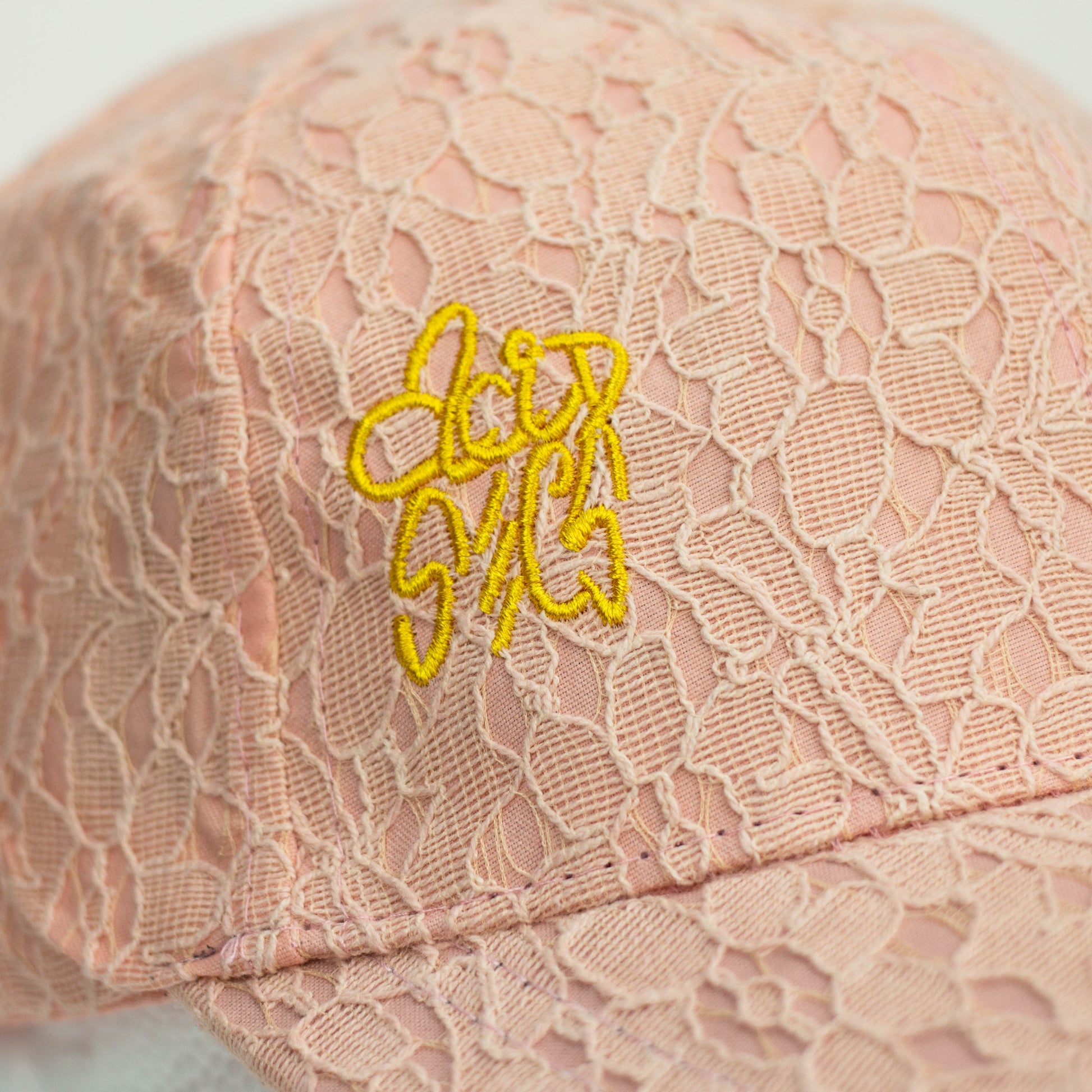Acid Secs - Lace Covered Embroidered Adjustable Hats_1