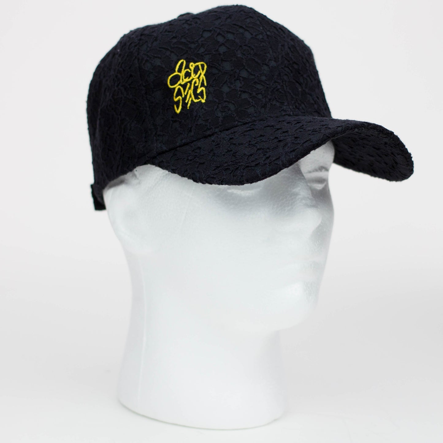 Acid Secs - Lace Covered Embroidered Adjustable Hats_2