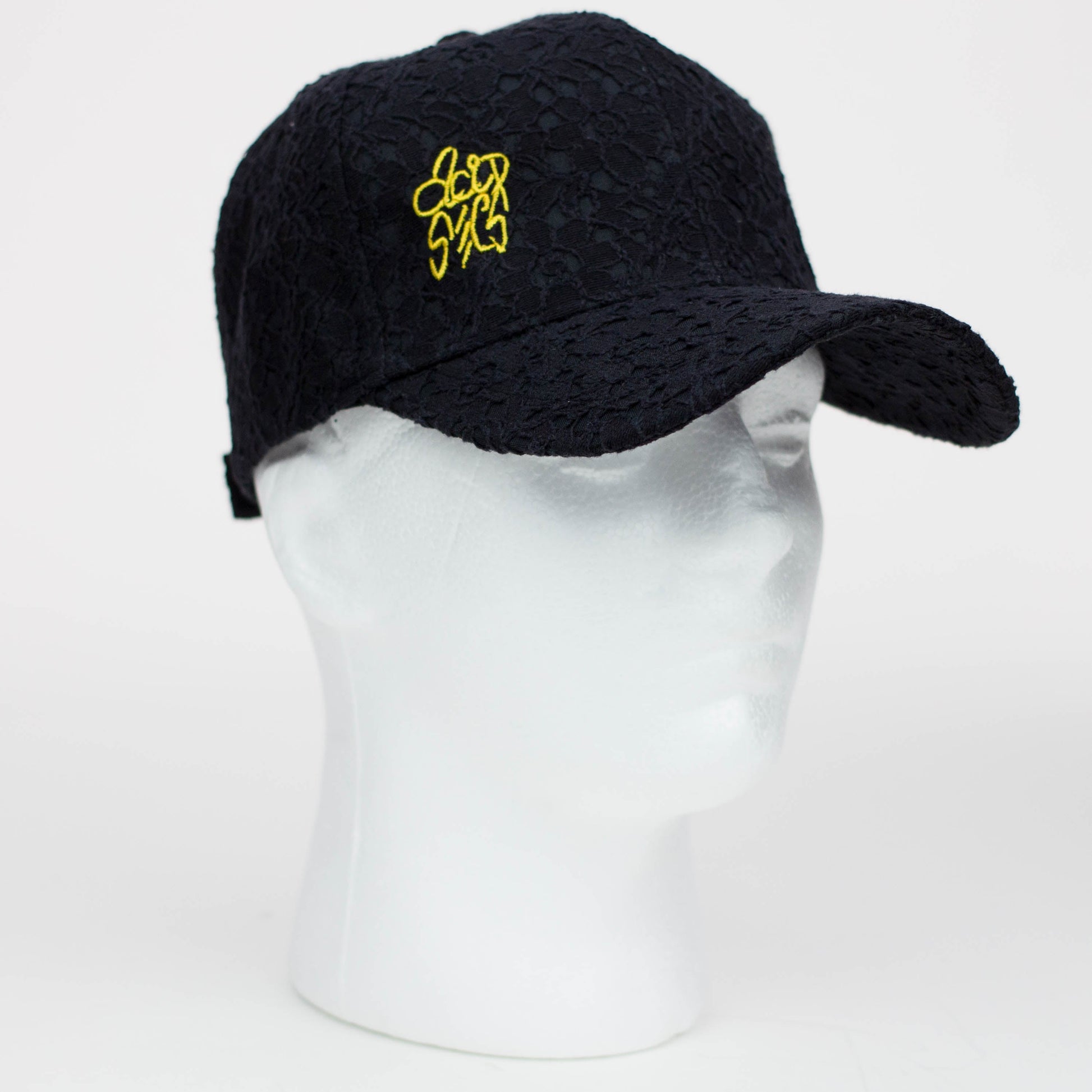 Acid Secs - Lace Covered Embroidered Adjustable Hats_2